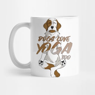 Meditating Dogs Love Yoga Mug